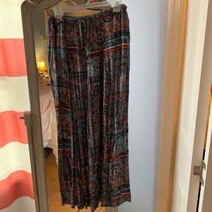 Free people wide leg pants
